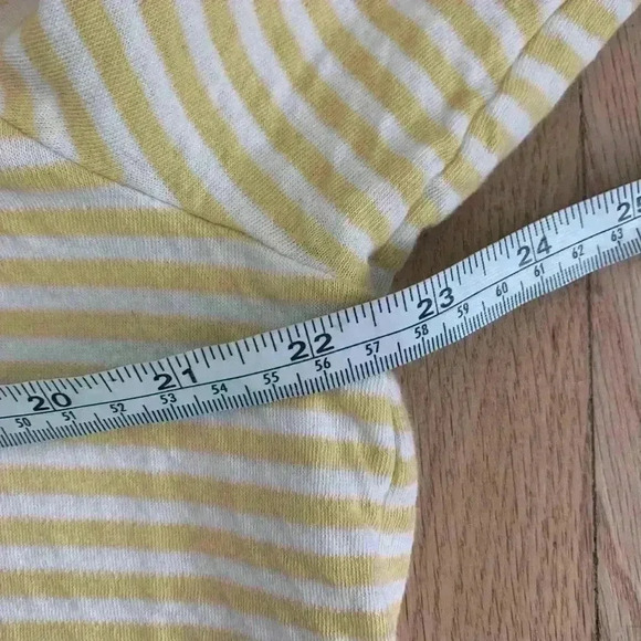 Women’s J. Jill Soft Knit Collared Striped Tunic Button Sleeves Size Large - Picture 8 of 9